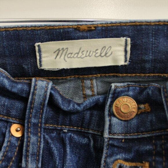Madewell High Rise Skinny Size 26 Button Fly Distressed - Picture 2 of 3
